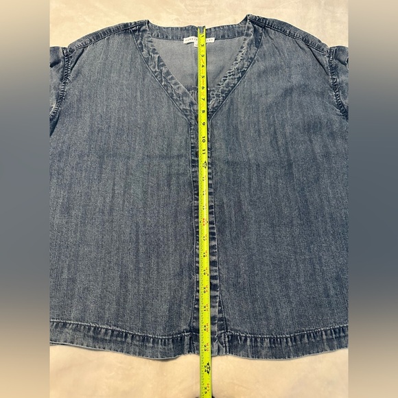 Denim Button-Up Top - Picture 6 of 7